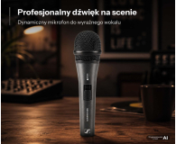 Sennheiser E825-S - Mikrofon dynamiczny z wyłącznikiem. Kardioidalny - 1585692 - zdjęcie 2